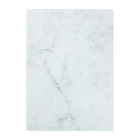 Snijplank marmeren look - wit - 30x42x0.04 cm