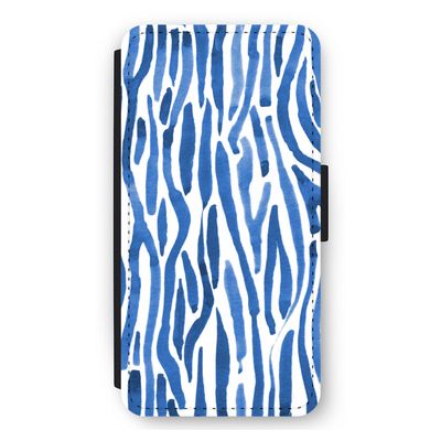 Blauwe nerven: iPhone 11 Flip Hoesje