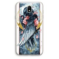 Golden Raven: Samsung Galaxy J7 (2017) Transparant Hoesje