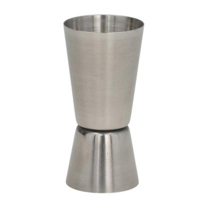 Drank/cocktail barmaatje - maatbeker - jigger maatschenker - RVS - 20/40ml