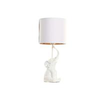 Bureaulamp Home ESPRIT Wit Gouden 50 W 220 V