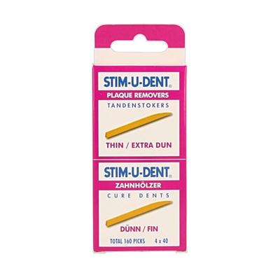 Tandenstokers dun 4 x 40 stuks 160 Stuks