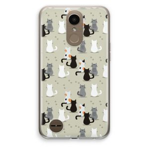 Katten: LG K10 (2017) Transparant Hoesje