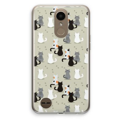 Katten: LG K10 (2017) Transparant Hoesje