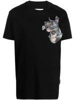 Philipp Plein t-shirt en coton à imprimé graphique - Noir - thumbnail