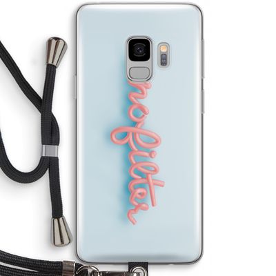 #nofilter: Samsung Galaxy S9 Transparant Hoesje met koord