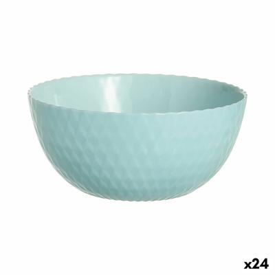Kom Luminarc Pampille Turquesa Turkoois Glas 13 cm (24 Stuks)