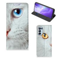 OPPO Find X3 Lite | Hoesje maken | Witte Kat