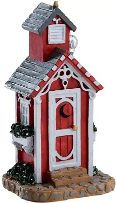 Lemax victorian outhouse kerstdorp accessoire Caddington Village 2017