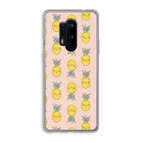 Ananas: OnePlus 8 Pro Transparant Hoesje