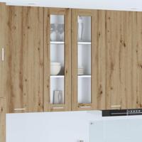 Hangkast Riga Artisan Eiken 60 x 31 x 100 cm Bewerkt hout Hangkast Riga Artisan Eiken 60 x 31 x 100 cm Bewerkt hout