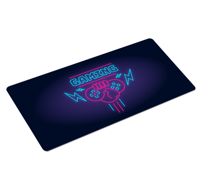 Gaming muismat Gaming-logo met neonlichten Gaming muismat Gaming-logo met neonlichten