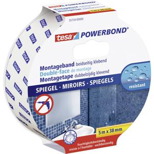 tesa MIRROR 55734-00000-02 Montagetape tesa Powerbond Wit (l x b) 5 m x 38 mm 1 stuk(s)