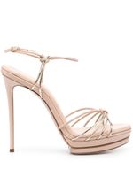 Casadei sandales 140 mm à plateforme - Rose
