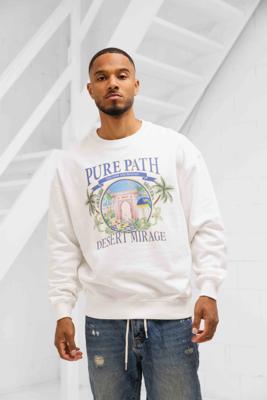 Pure Path Desert Mirage Sweater Heren Wit - Maat L - Kleur: Wit | Soccerfanshop