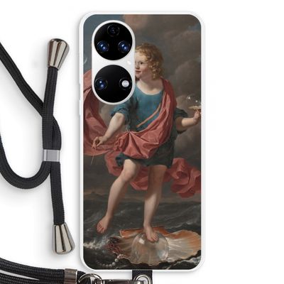 Soap Bubbles: Huawei P50 Transparant Hoesje met koord