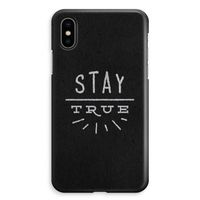 Stay true: iPhone XS Max Volledig Geprint Hoesje