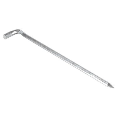 Grondpennen/tentharingen - 6x - 16 cm - metaal - voor harde ondergrond - camping
