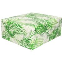 Inpakpapier/cadeaupapier wit/groene palmbomen print 200 x 70 cm   -