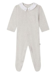 Bonpoint pyjama en coton à motif brodé - Gris