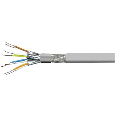 Value 21991800 Installatiekabel CAT 8.1 S/FTP Grijs 100 m