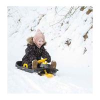 Dantoy stuurbare bobslee zwart, 95 cm