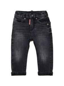 DSQUARED2 KIDS jean New Born à coupe droite - Noir