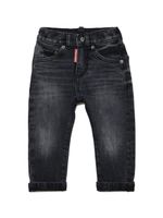 DSQUARED2 KIDS jean New Born à coupe droite - Noir - thumbnail