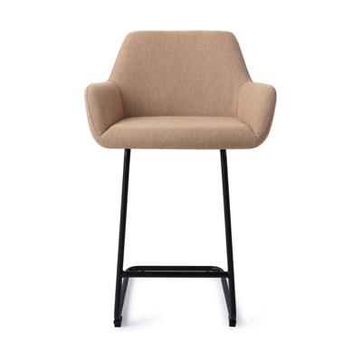 Jesper Home Hiroo barkruk H65 Whisper Wheat arch black