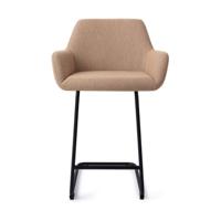 Jesper Home Hiroo barkruk H65 Whisper Wheat arch black