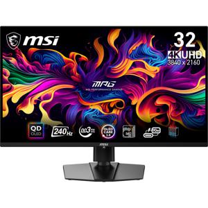MSI MPG 321URX QD-OLED gaming monitor 2x HDMI, 1x DisplayPort, 2x USB-A 2.0, 1x USB-B 2.0, 1x USB-C