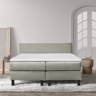 Boxspringset Cloud Chill Deluxe 180x210 Cm Ecru Inclusief Montage Dekbed Discounter - Dekbed-Discounter.nl