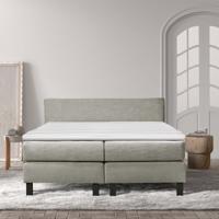 Boxspringset Cloud Chill Deluxe 180x210 Cm Ecru Inclusief Montage Dekbed Discounter - Dekbed-Discounter.nl
