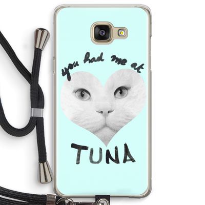 You had me at tuna: Samsung Galaxy A5 (2016) Transparant Hoesje met koord