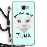 You had me at tuna: Samsung Galaxy A5 (2016) Transparant Hoesje met koord
