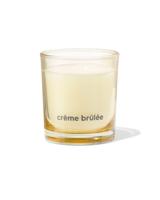 HEMA Geurkaars in glas ⌀7x8cm crème brûlée (lichtgeel)