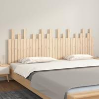 Hoofdbord wandmontage 204x3x80 cm massief grenenhout
