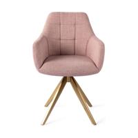 Jesper Home Noto eetkamerstoel Vintage Rose turn gold