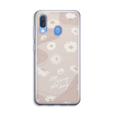 Daydreaming becomes reality: Samsung Galaxy A40 Transparant Hoesje
