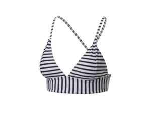 CRIVIT Dames bikinitop (Zwart/wit, 38)