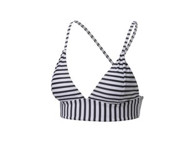 CRIVIT Dames bikinitop (Zwart/wit, 38)