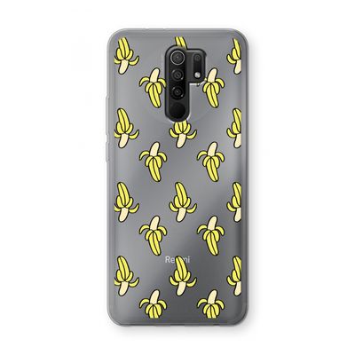 Bananas: Xiaomi Redmi 9 Transparant Hoesje