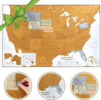 Scratch Map USA - Verenigde Staten Travel Edition 43.2 x 27,9 cm | Maps International - thumbnail