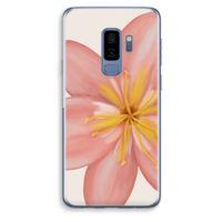 Pink Ellila Flower: Samsung Galaxy S9 Plus Transparant Hoesje