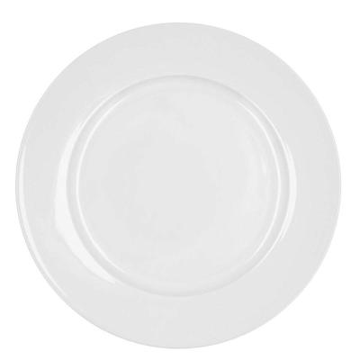 Eetbord Bidasoa Glacial Ala Ancha Wit Keramisch Ø 30 cm (4 Stuks) (Pack 4x)