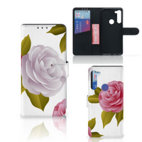 Motorola G8 Power Hoesje Roses - thumbnail