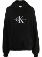 Calvin Klein hoodie à logo imprimé - Noir - thumbnail