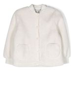 Stella McCartney Kids veste bomber en fourrure artificielle - Blanc