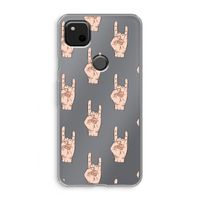 Rock: Google Pixel 4a Transparant Hoesje