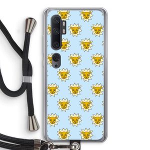 Leeuwenkoppen: Xiaomi Mi Note 10 Pro Transparant Hoesje met koord
